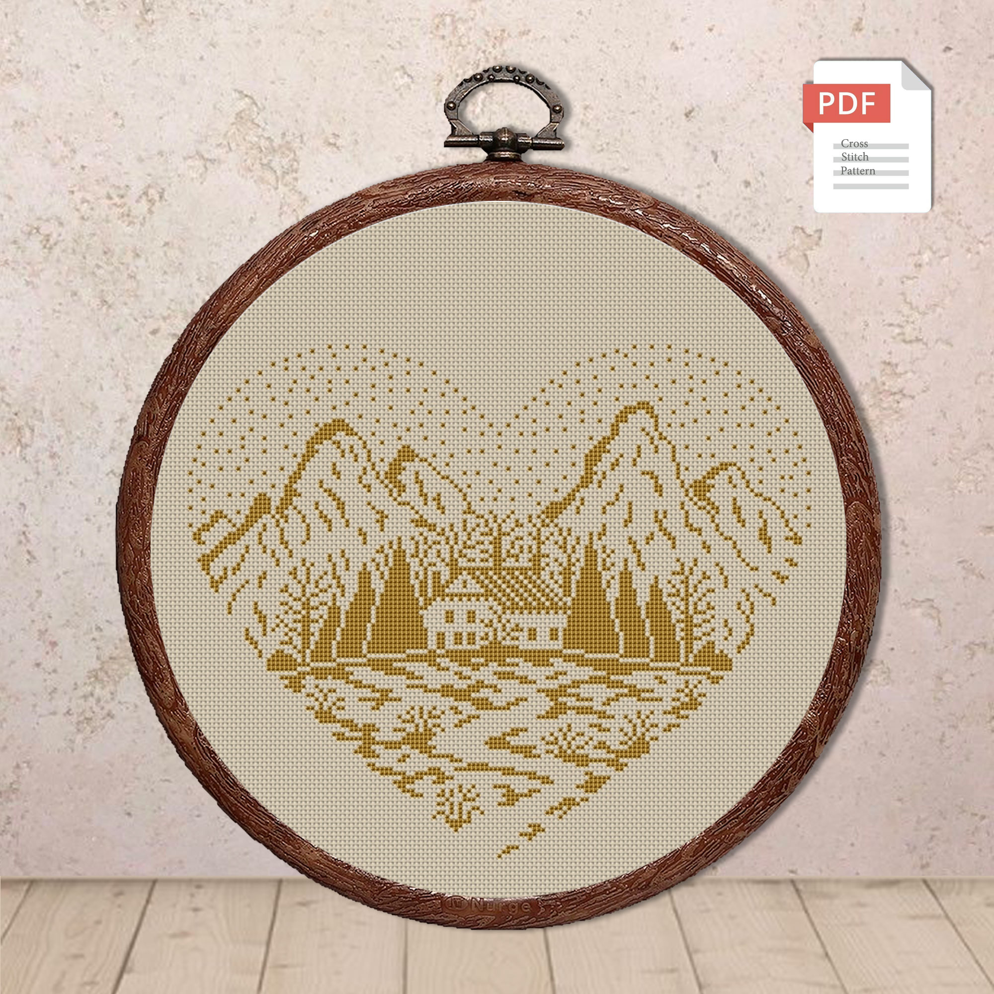 Heart Cross Stitch Pattern #lov.052