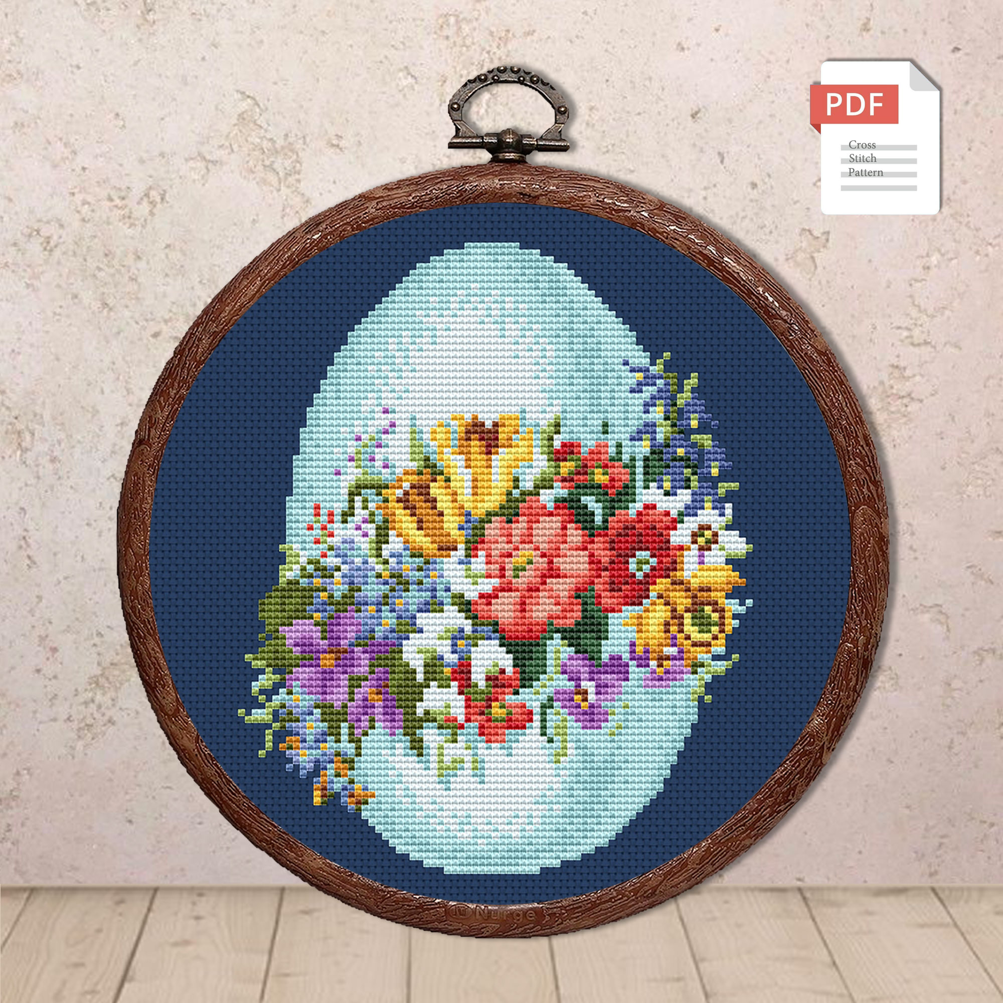 Happy Egg Cross Stitch Pattern #eas.014