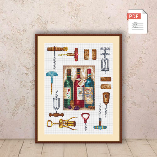 Kitchenware Cross Stitch Pattern #kt.002