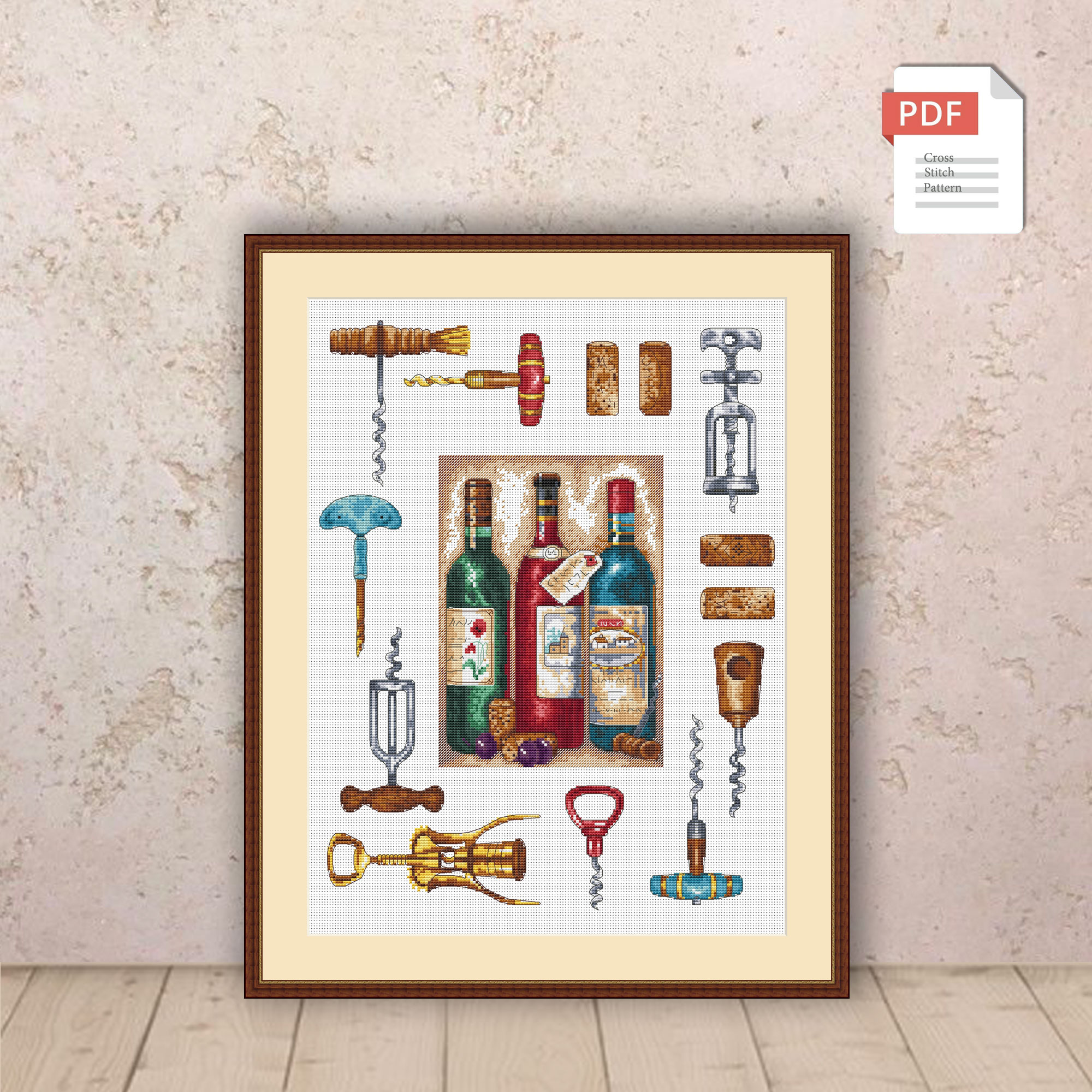 Kitchenware Cross Stitch Pattern #kt.002