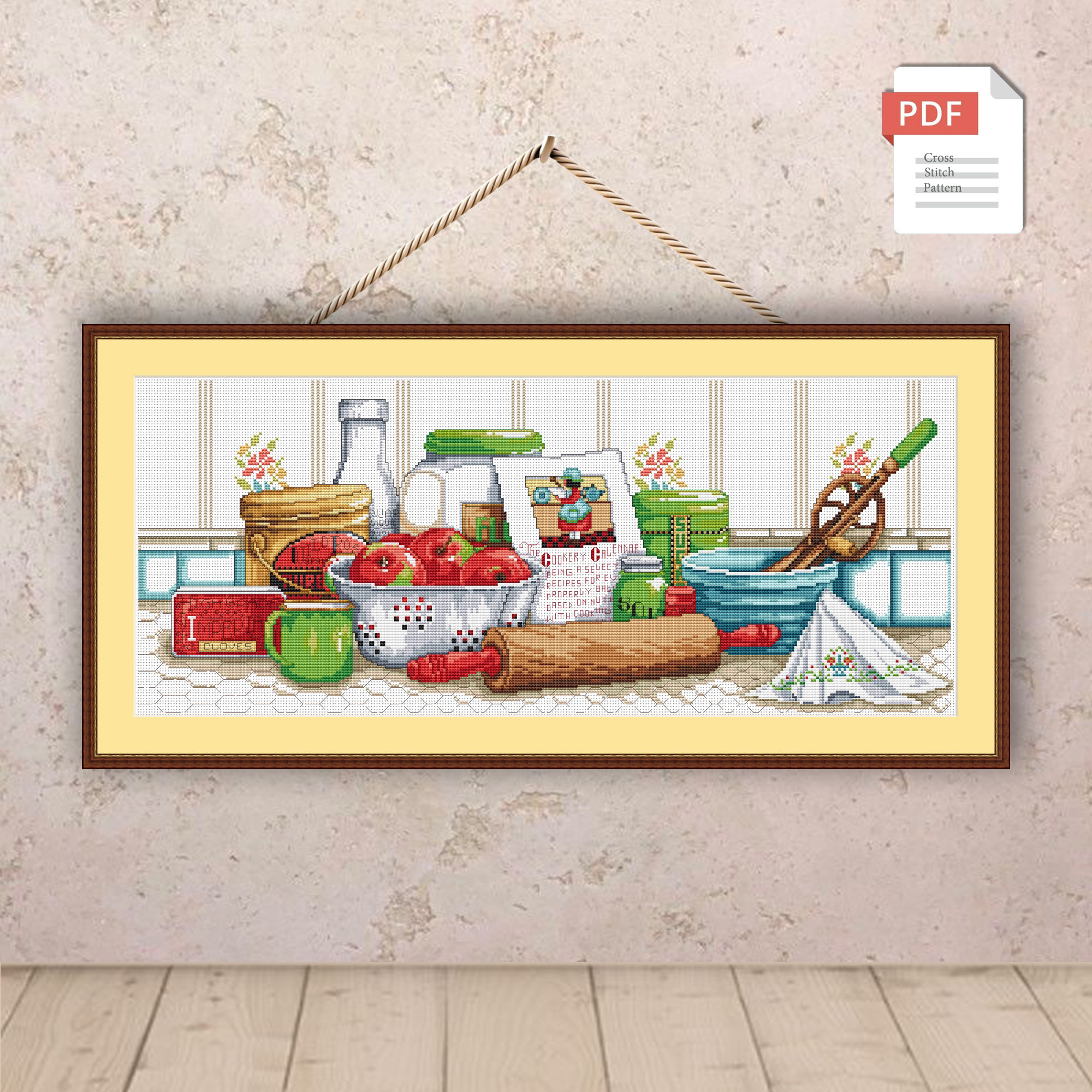 My Kitchen Cross Stitch Pattern #kt.019