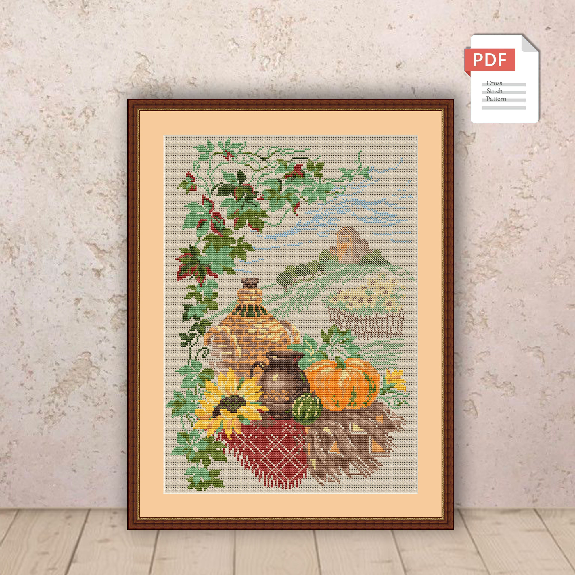 Harvest Cross Stitch Pattern #kt.024 - Image 2