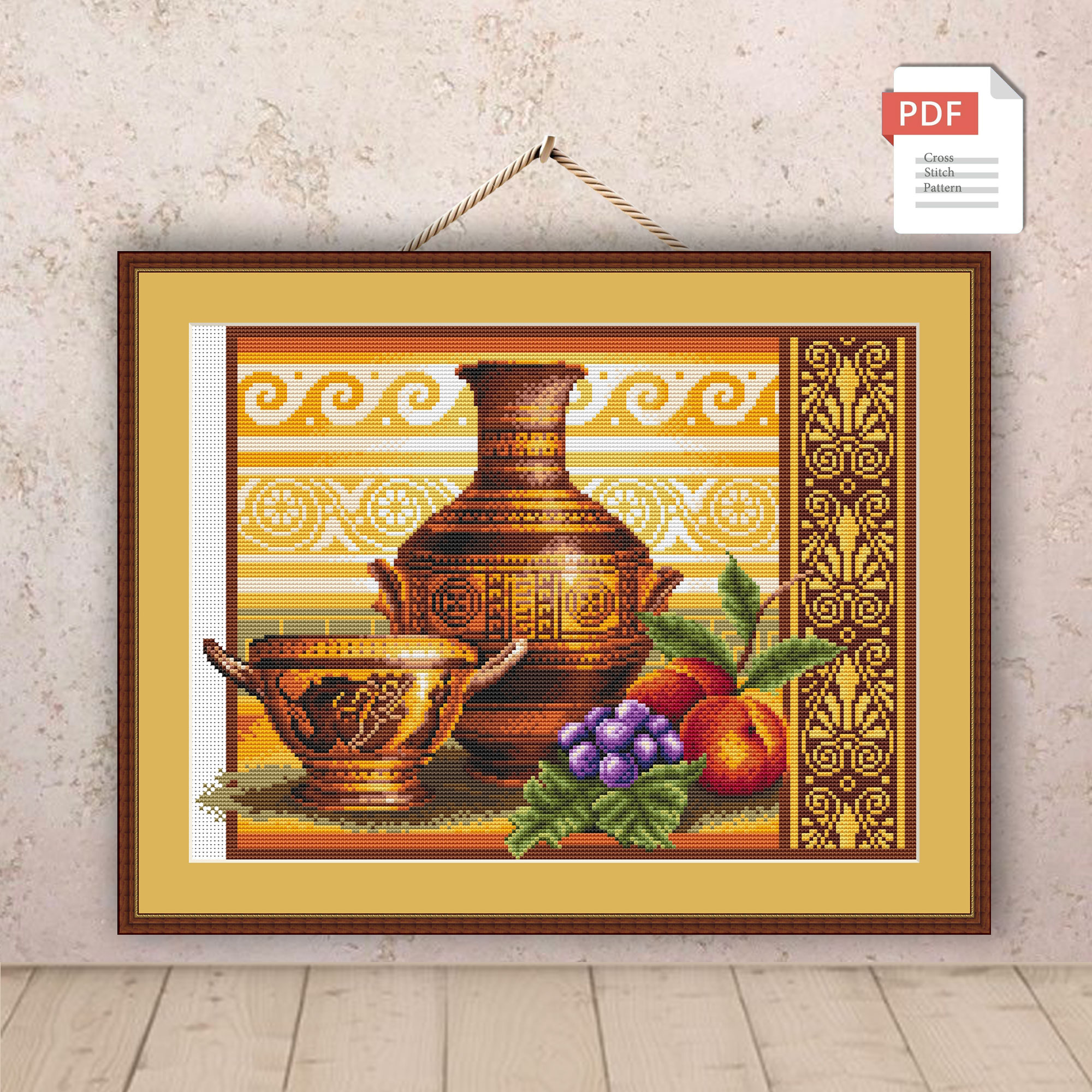 Vases Cross Stitch Pattern #kt.027 - Image 2
