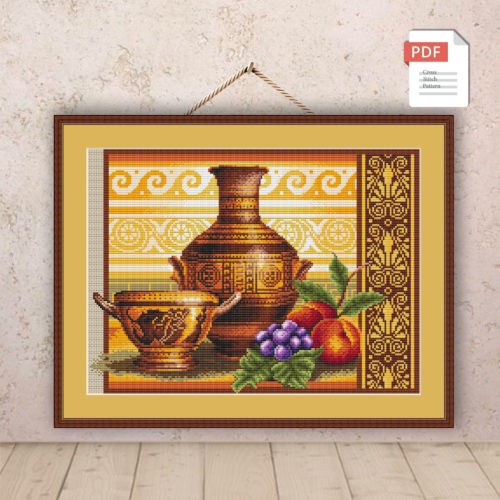 Vases Cross Stitch Pattern #kt.027