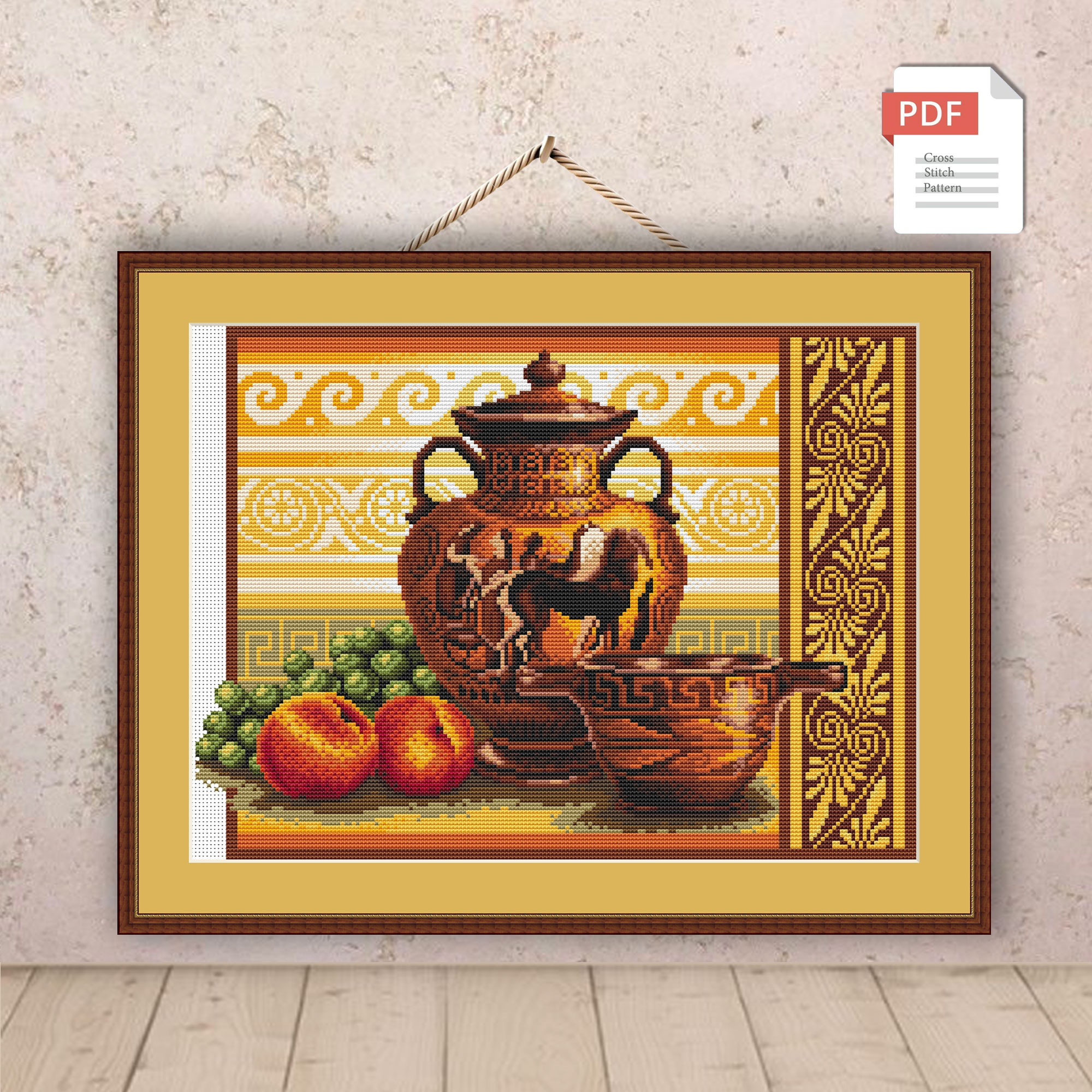 Vases Cross Stitch Pattern #kt.028 - Image 2
