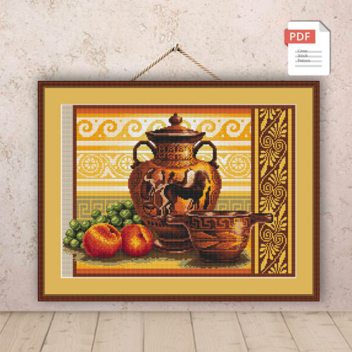 Vases Cross Stitch Pattern #kt.028