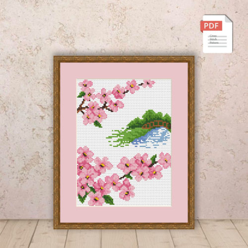 Spring Cross Stitch Pattern #ssn021