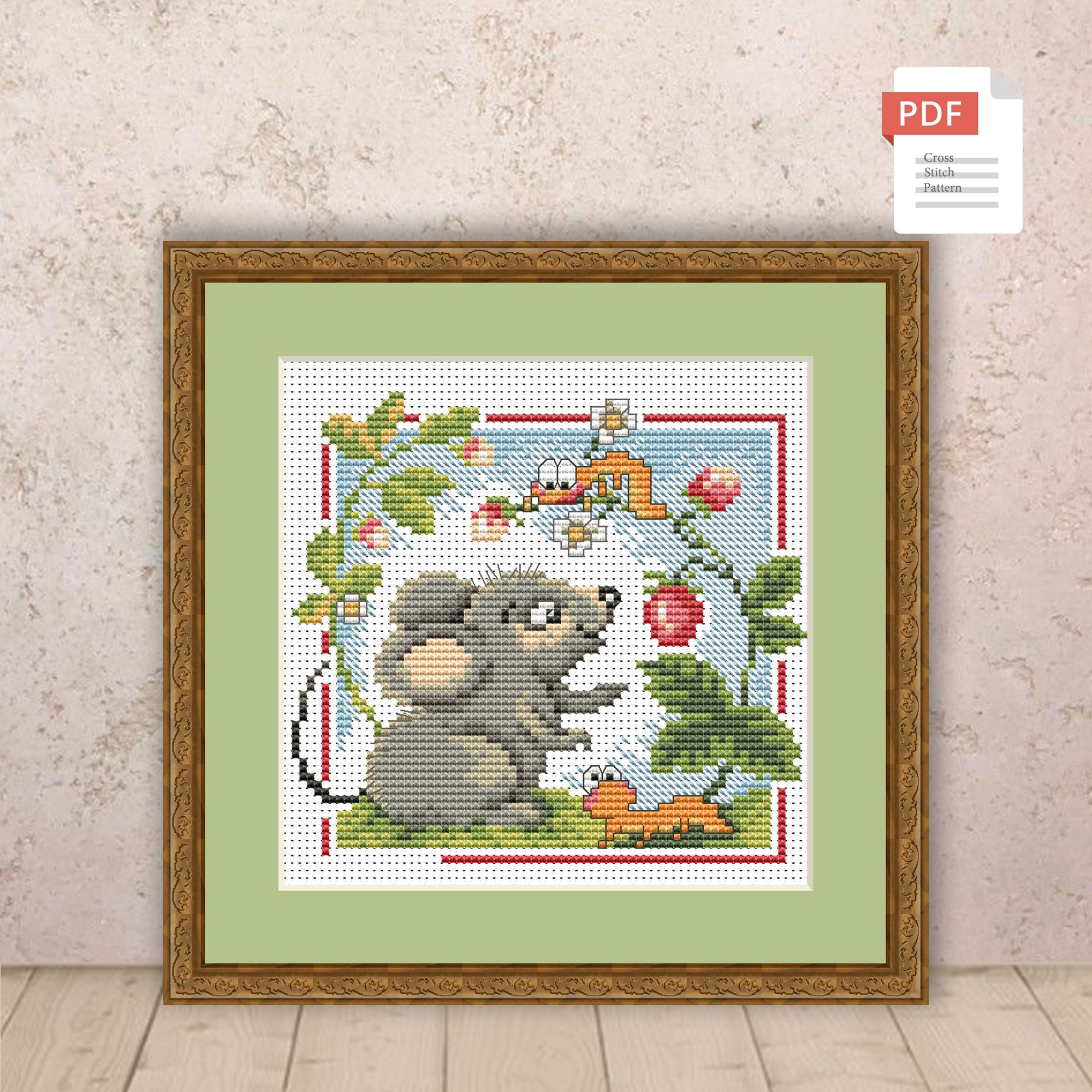 Summer Mouse Cross Stitch Pattern #ssn197