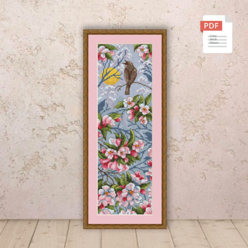 Spring Birds Cross Stitch Pattern #ssn266