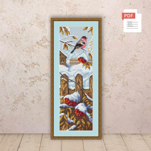 Winter Birds Cross Stitch Pattern #ssn269