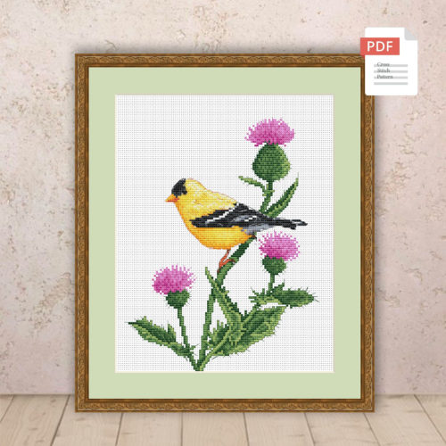 Summer Birds Cross Stitch Pattern #ssn282