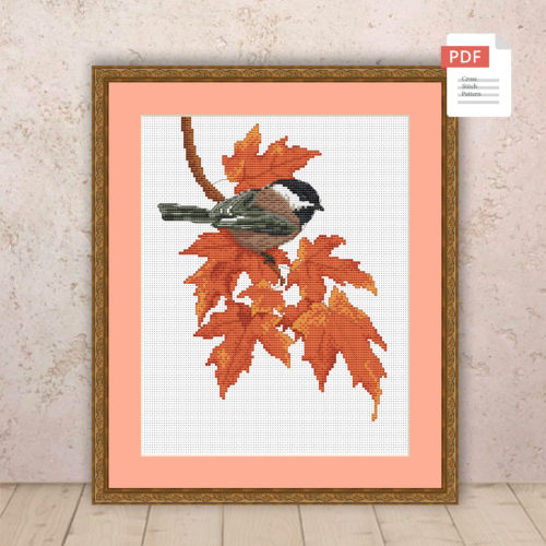 Autumn Birds Cross Stitch Pattern #ssn283