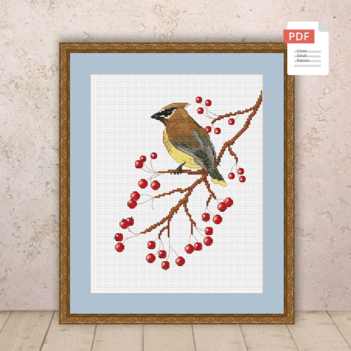 Winter Birds Cross Stitch Pattern #ssn284