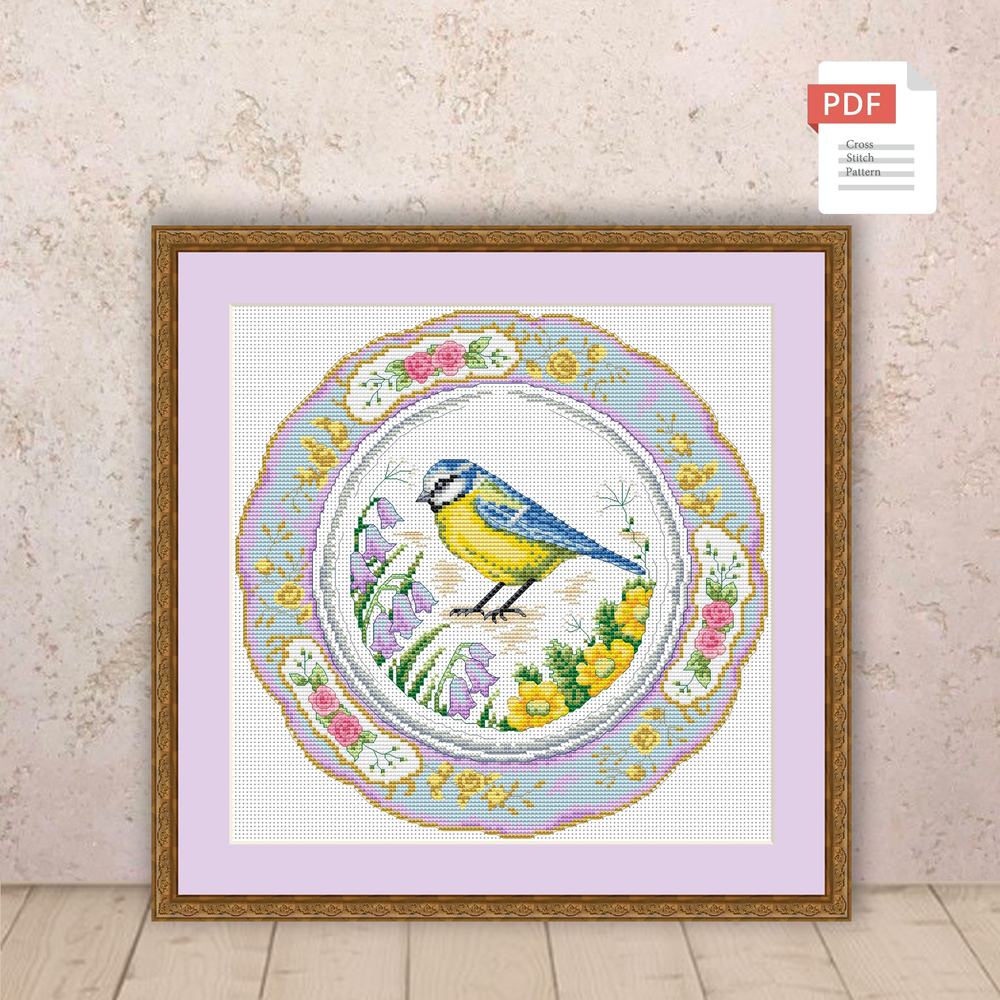 Spring Birds Cross Stitch Pattern #ssn286