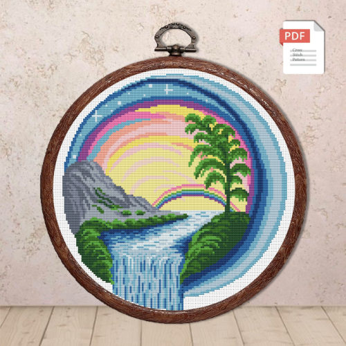 Magic Sunset Cross Stitch Pattern #trl016