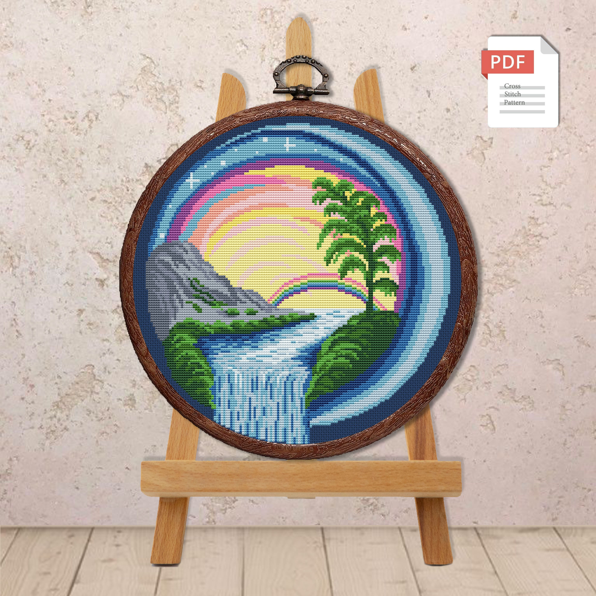 Magic Sunset Cross Stitch Pattern #trl016 - Image 2