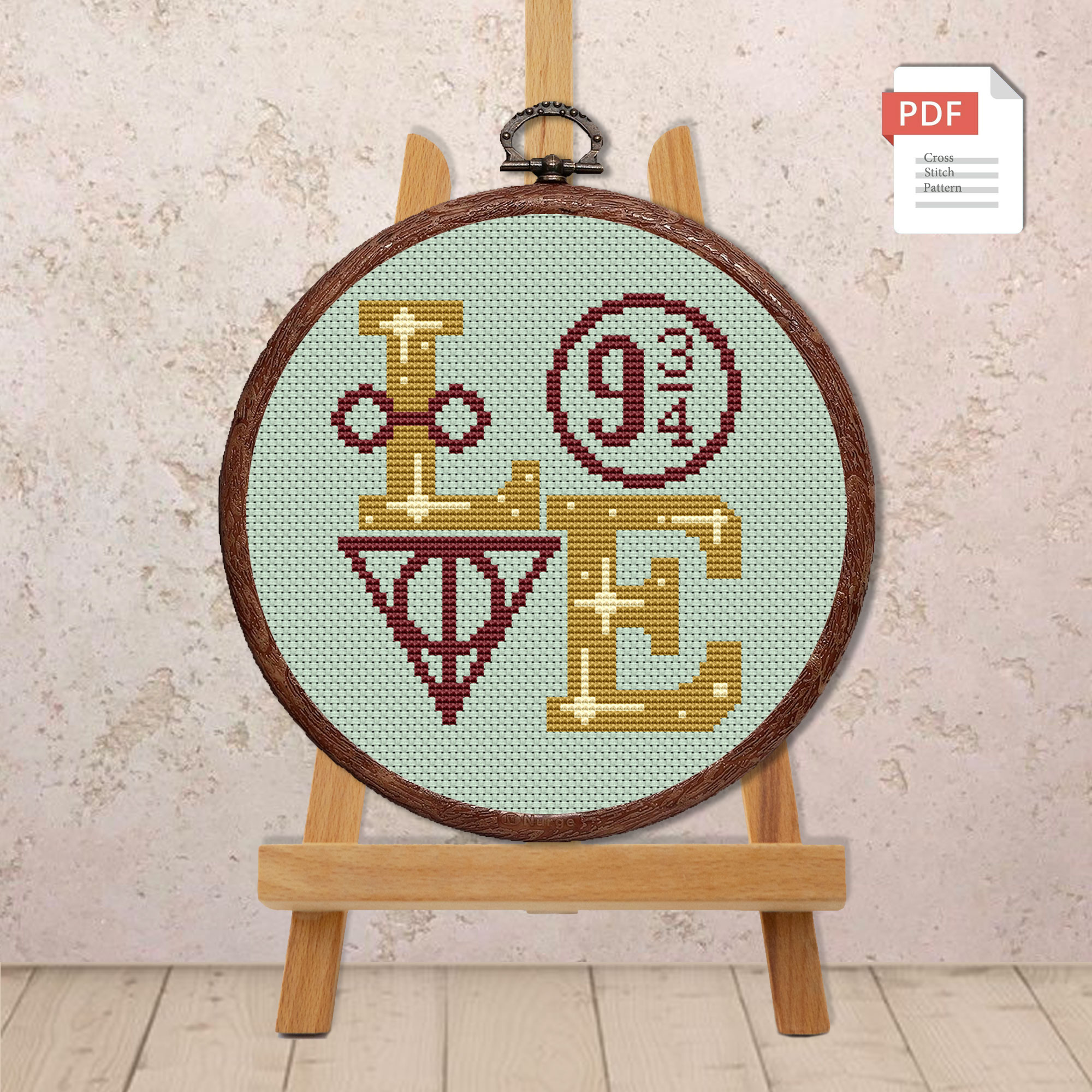 Magic Love Cross Stitch Pattern #vl008 - Image 2