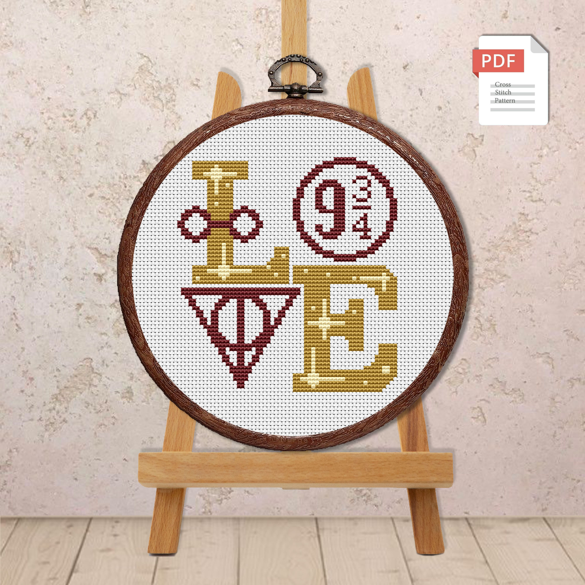 Magic Love Cross Stitch Pattern #vl008 - Image 3