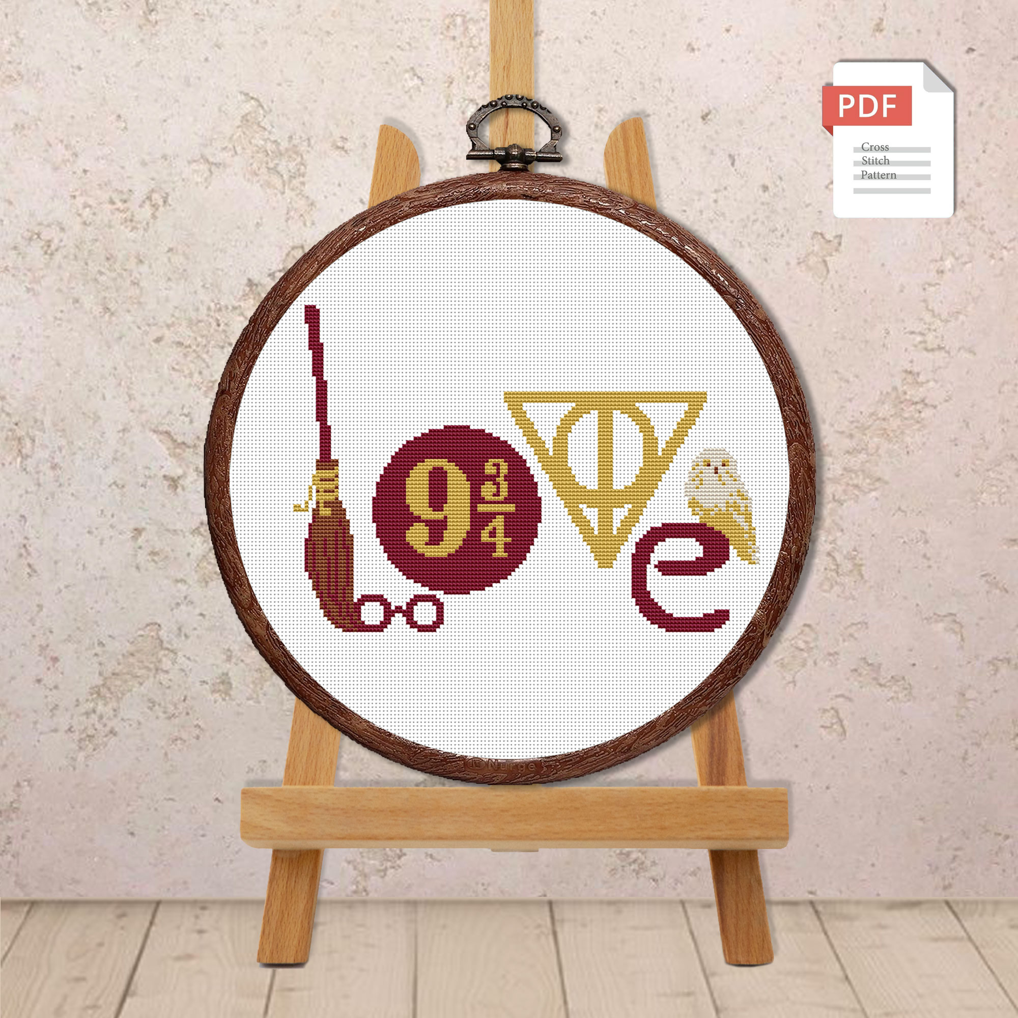 Magic Love Cross Stitch Pattern #vl009 - Image 4