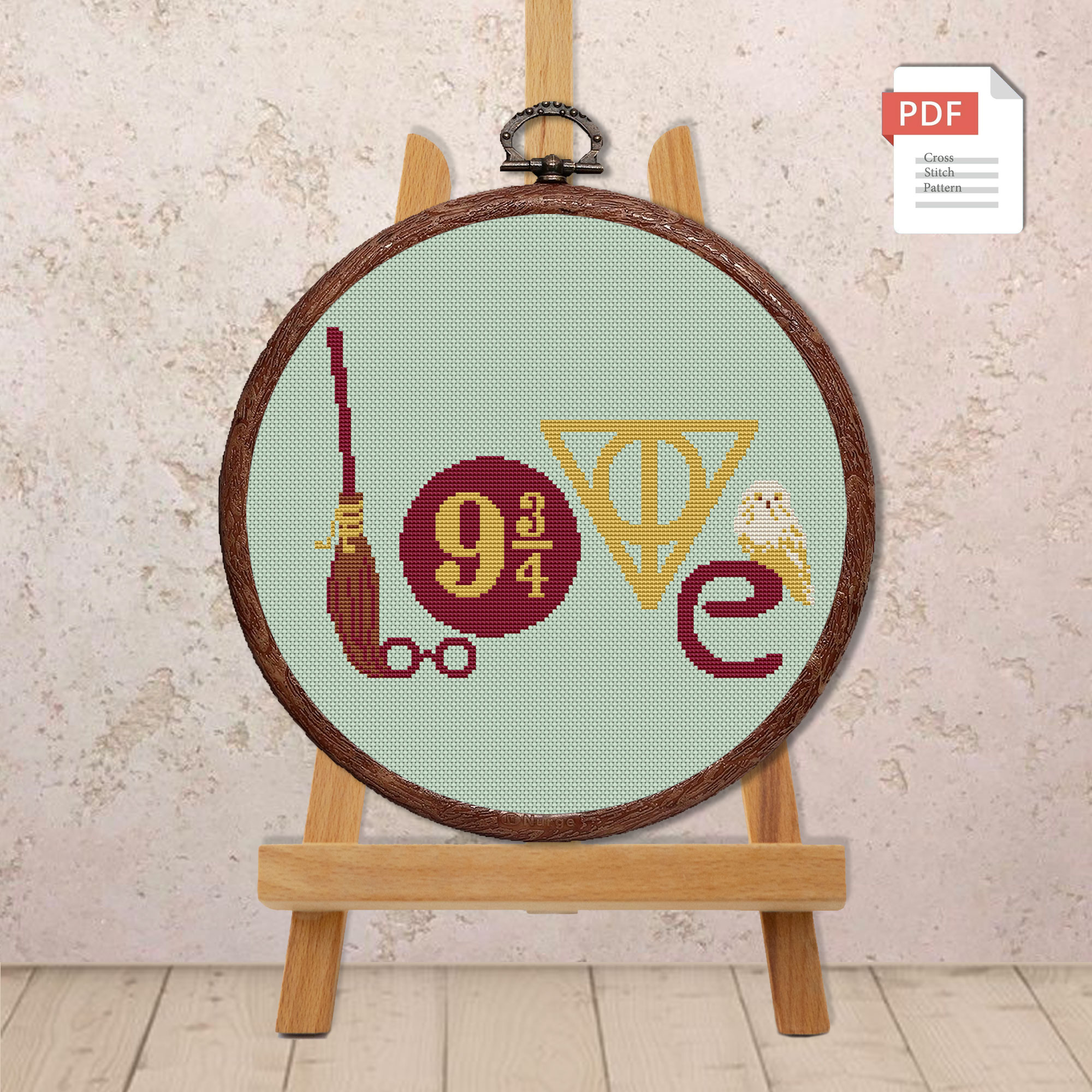Magic Love Cross Stitch Pattern #vl009 - Image 3
