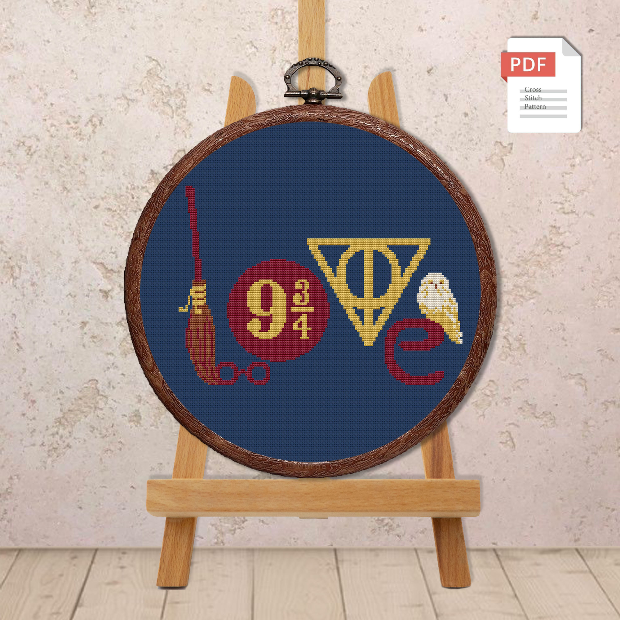 Magic Love Cross Stitch Pattern #vl009 - Image 2