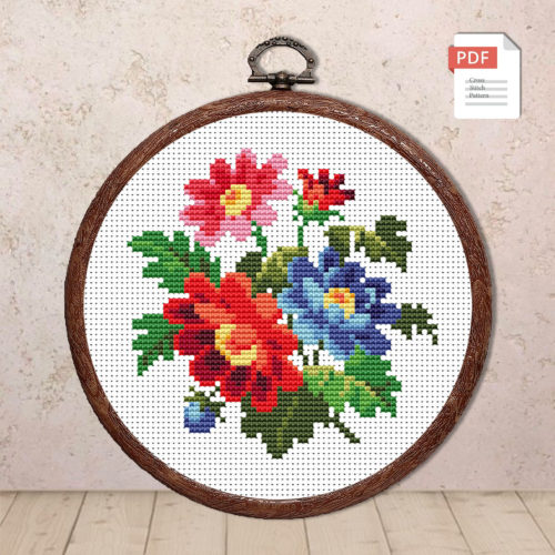 Flowers Cross Stitch Pattern #fl.010