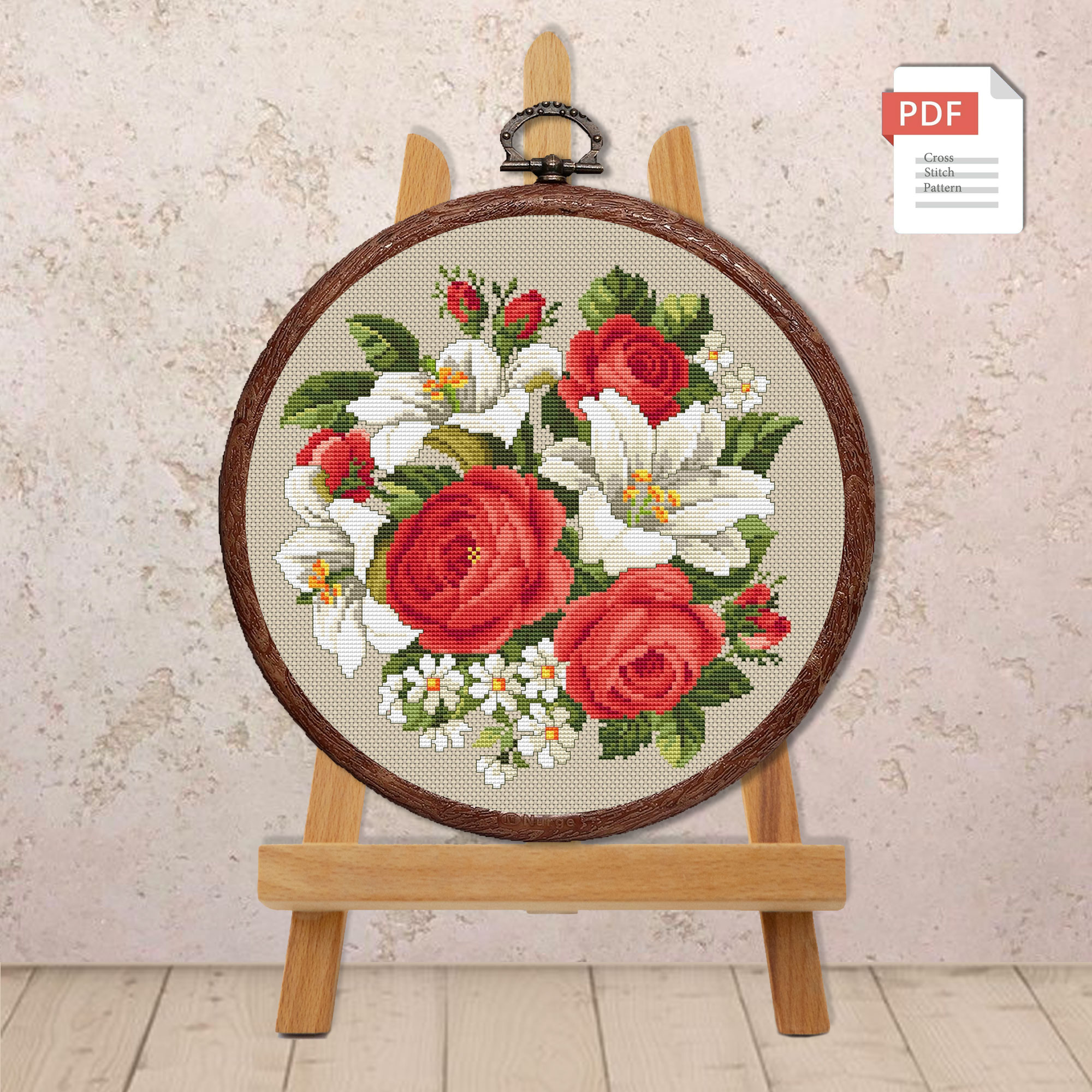 Flowers Cross Stitch Pattern #fl.029 - Image 2