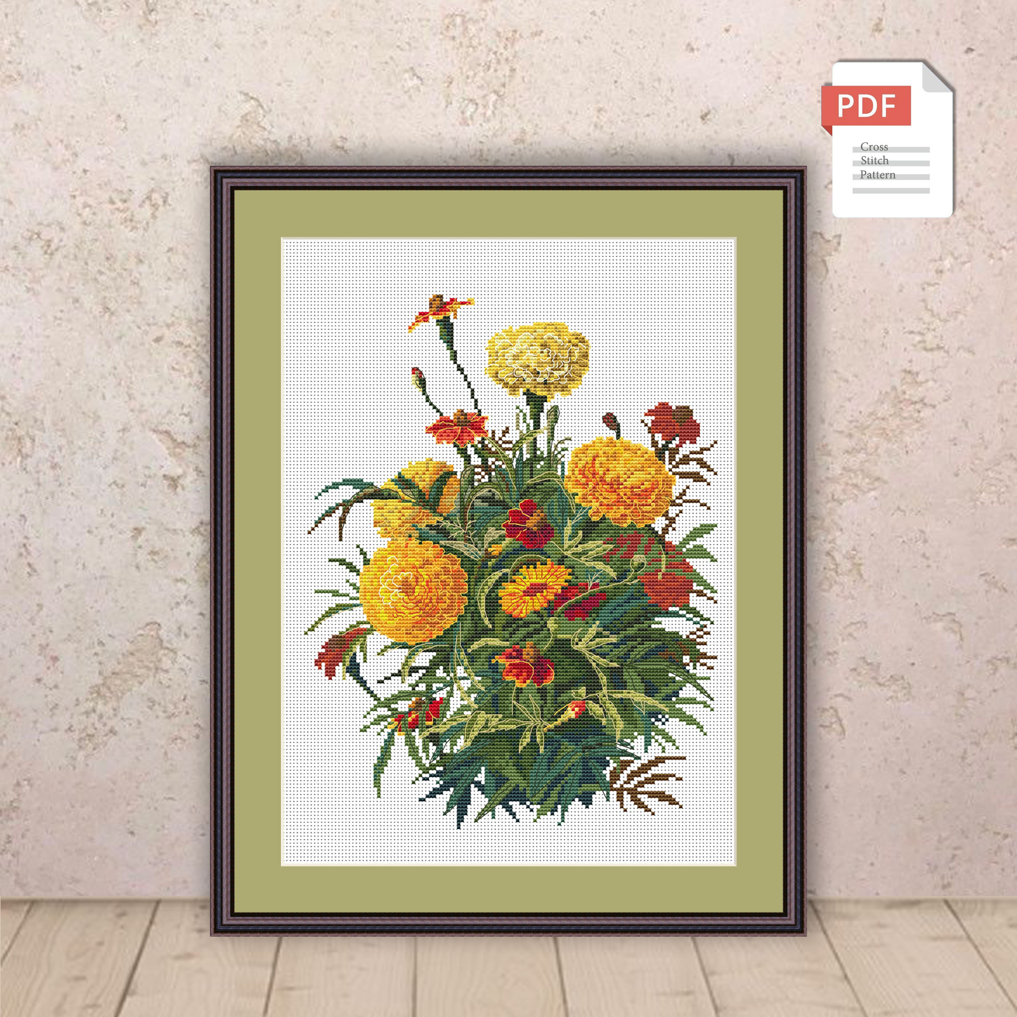 Wildflowers Cross Stitch Pattern #fl.034