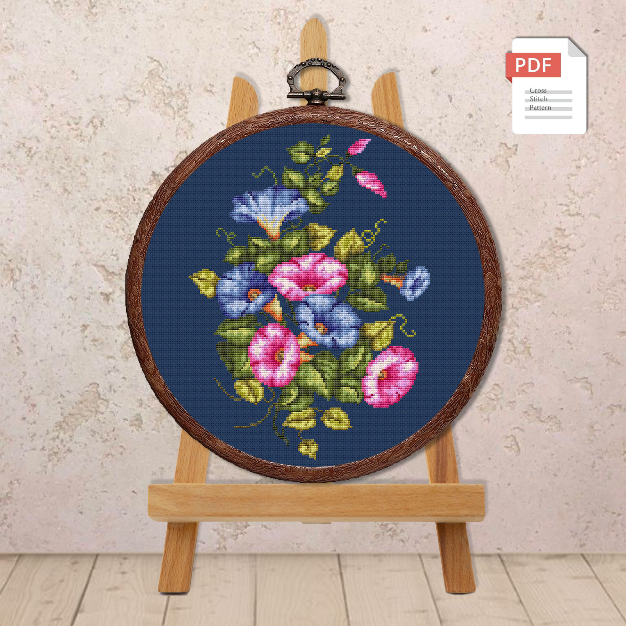 Colored Bells Cross Stitch Pattern #fl.074 - Image 4
