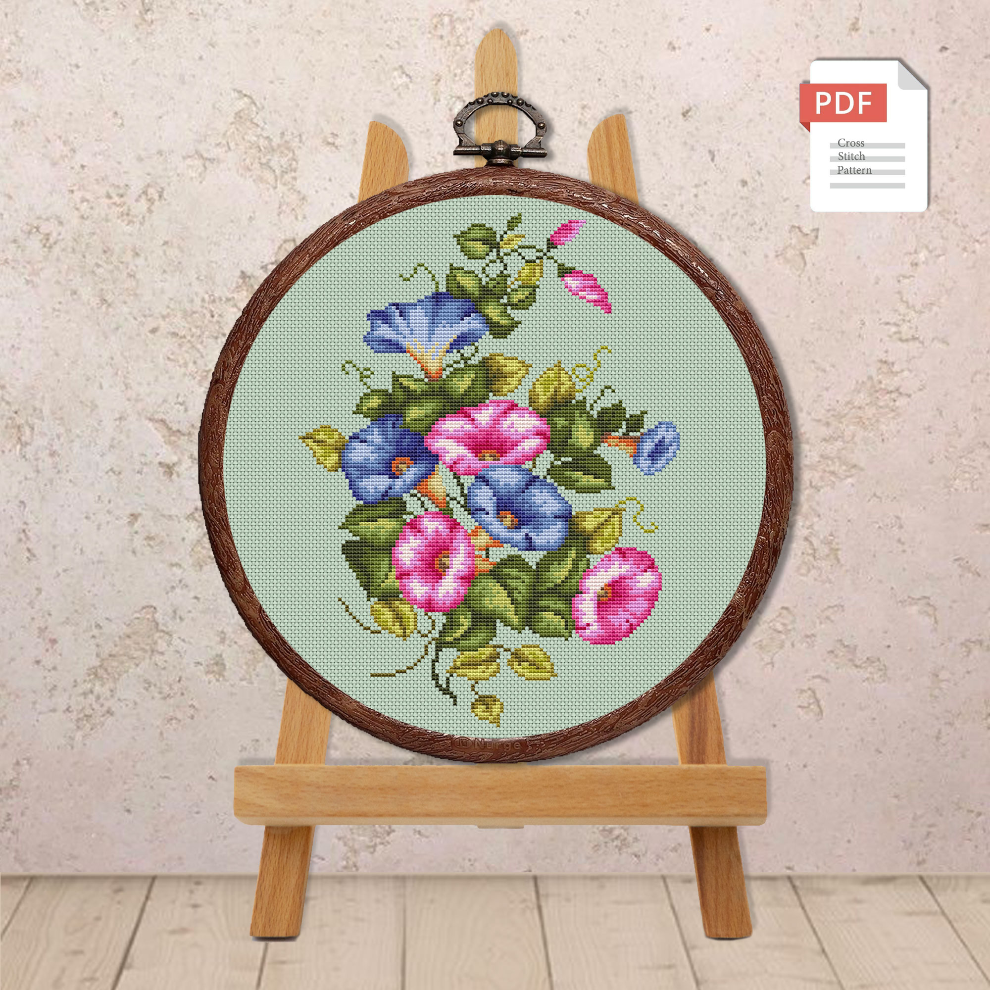 Colored Bells Cross Stitch Pattern #fl.074 - Image 3