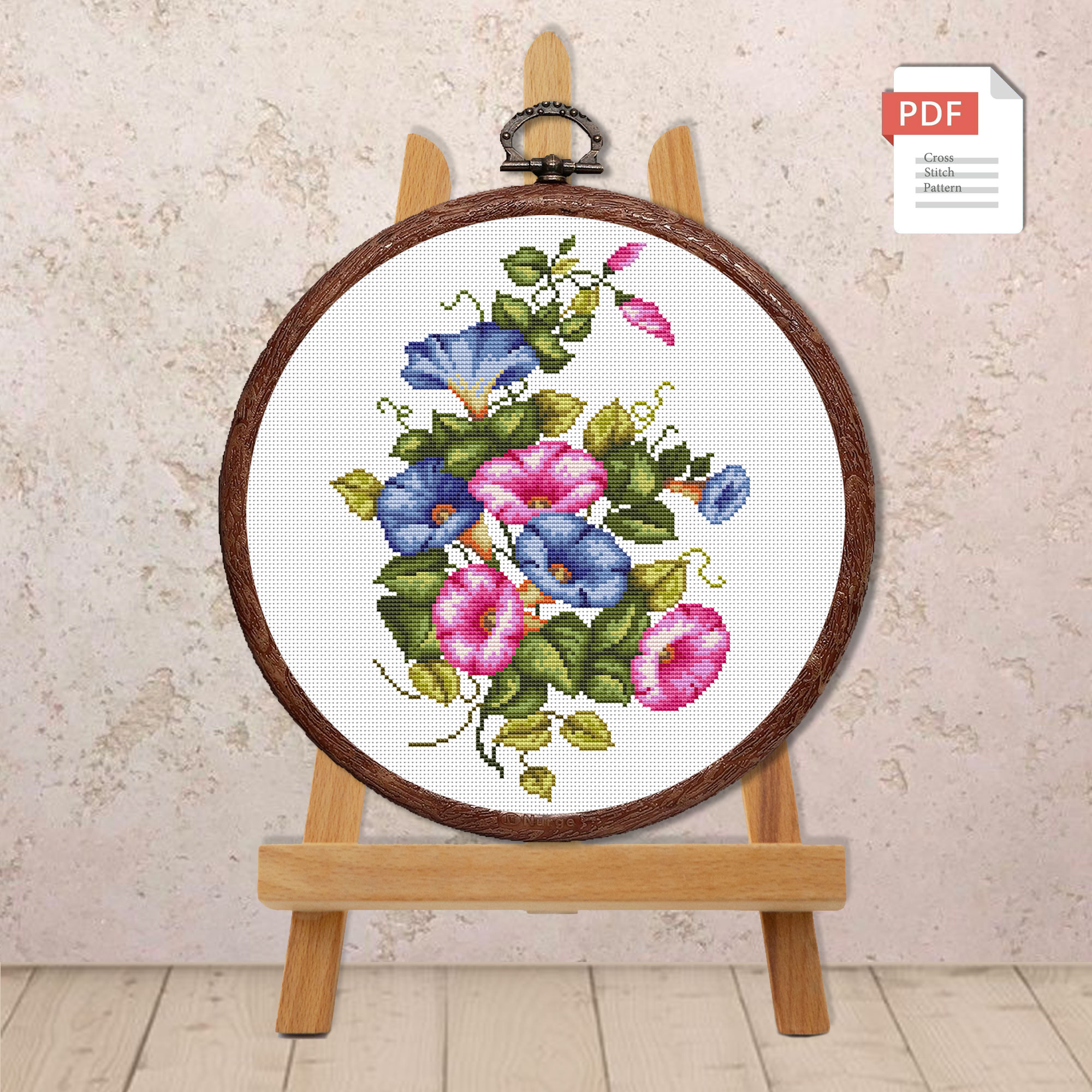 Colored Bells Cross Stitch Pattern #fl.074 - Image 2