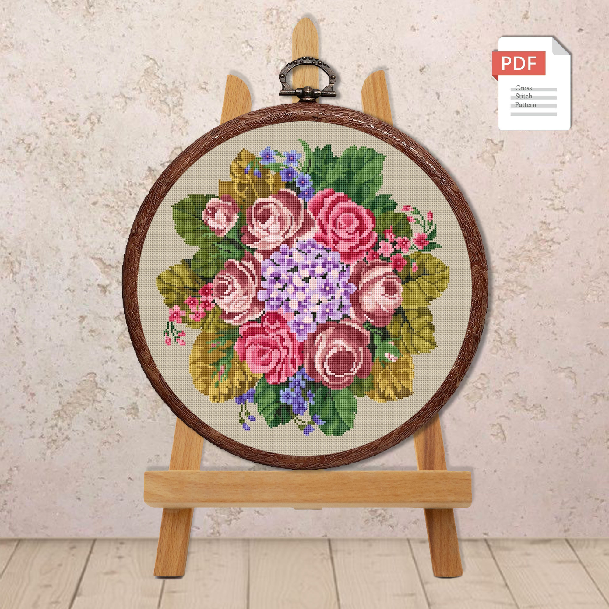 Flowers Cross Stitch Pattern #fl.168 - Image 2