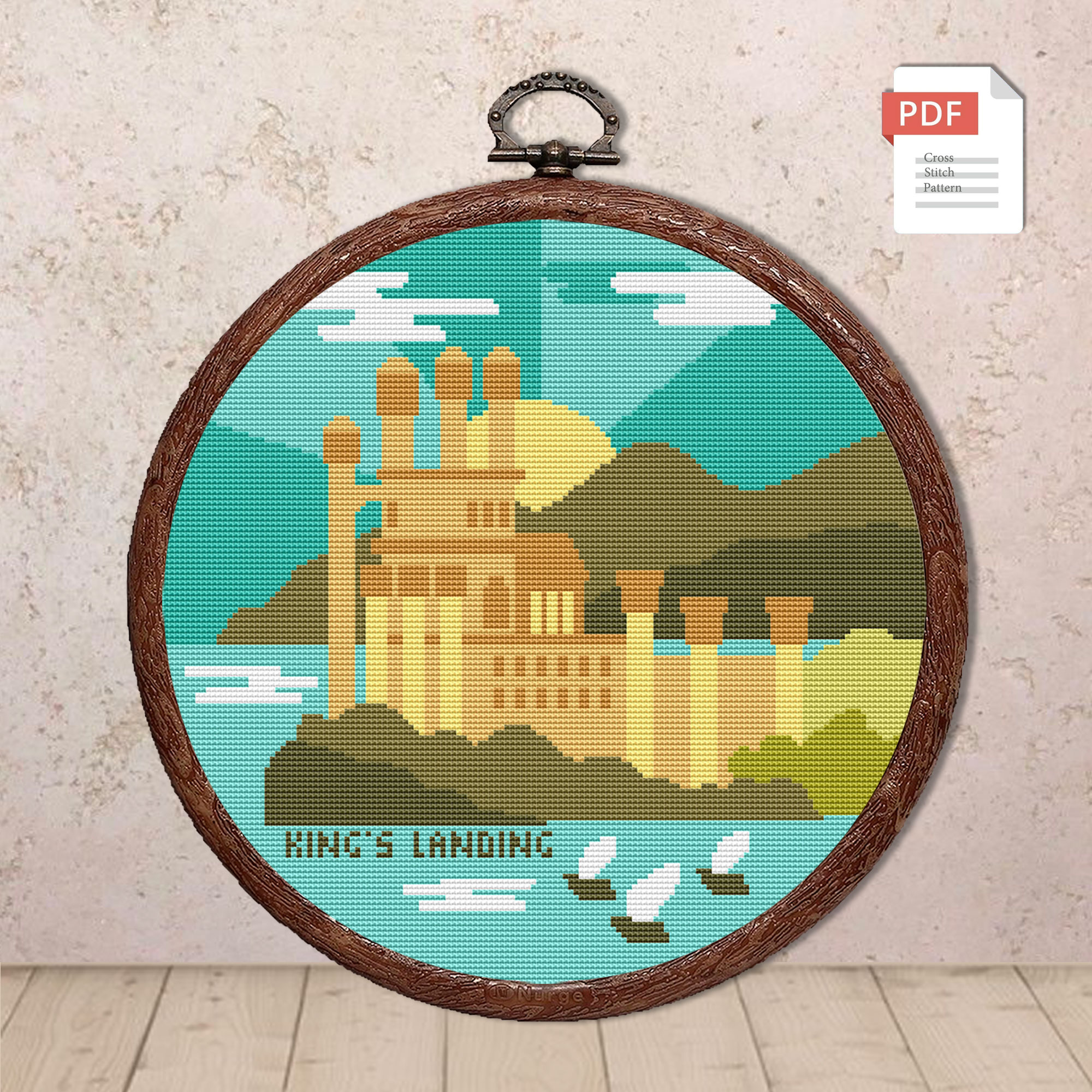 Kings Landing Cross Stitch Pattern #mv001