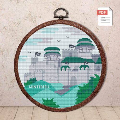 Winterfell Cross Stitch Pattern #mv002