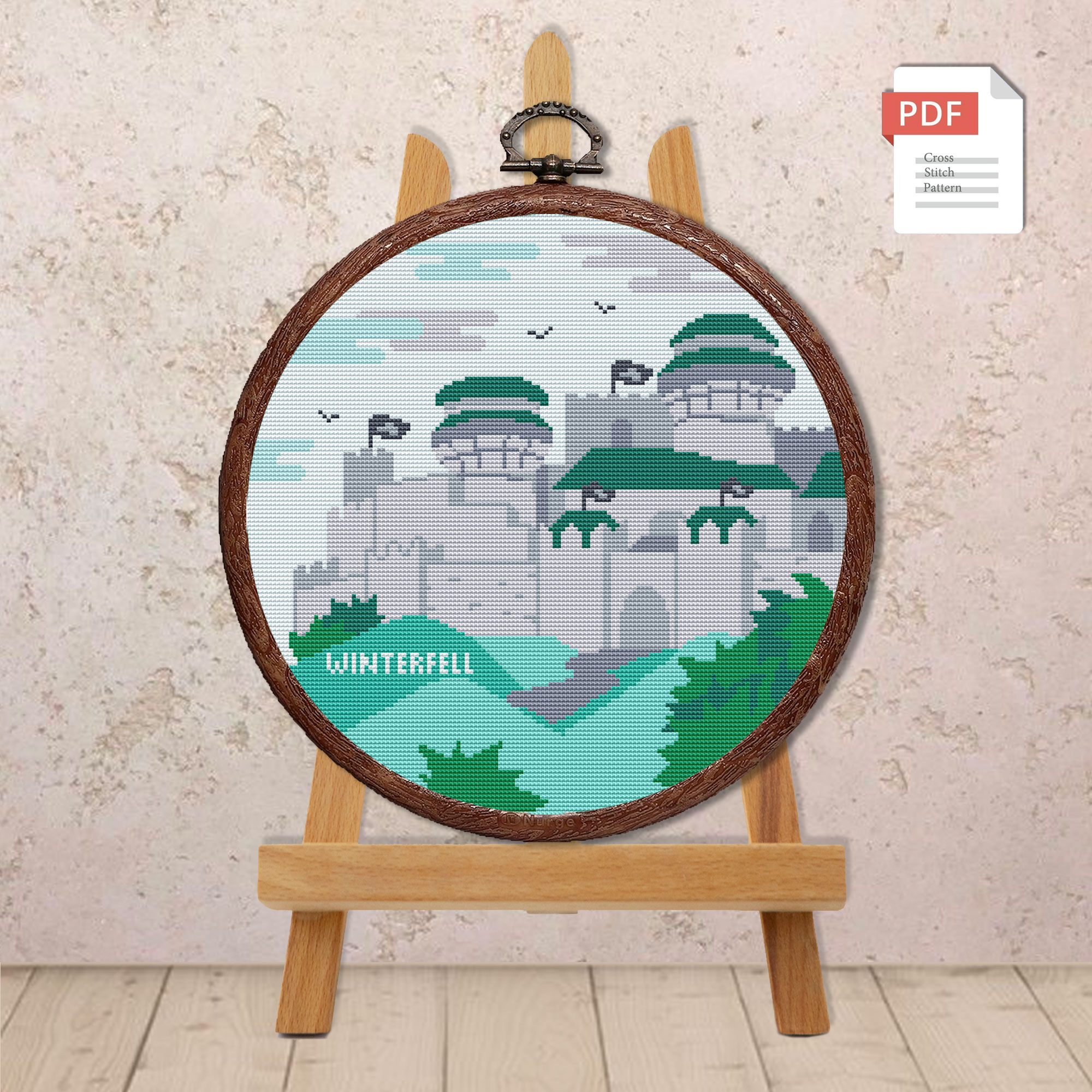 Winterfell Cross Stitch Pattern #mv002 - Image 2