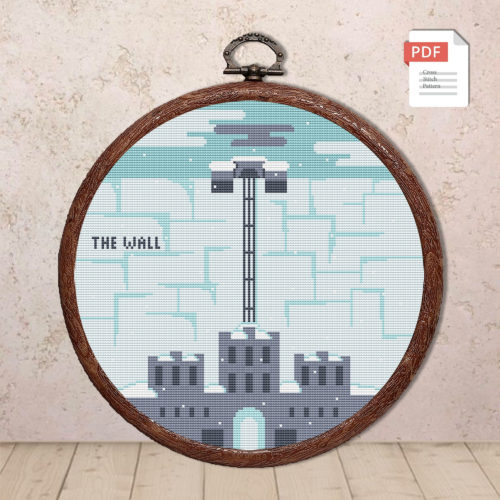 Wall Cross Stitch Pattern #mv004