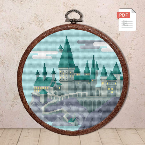 Magic School Cross Stitch Pattern #mv005