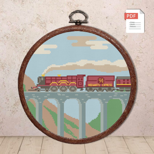 Magic Express Cross Stitch Pattern #mv006