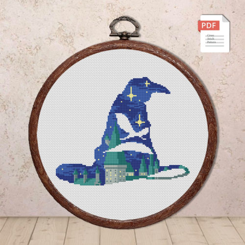 Magic Hat Cross Stitch Pattern #mv008