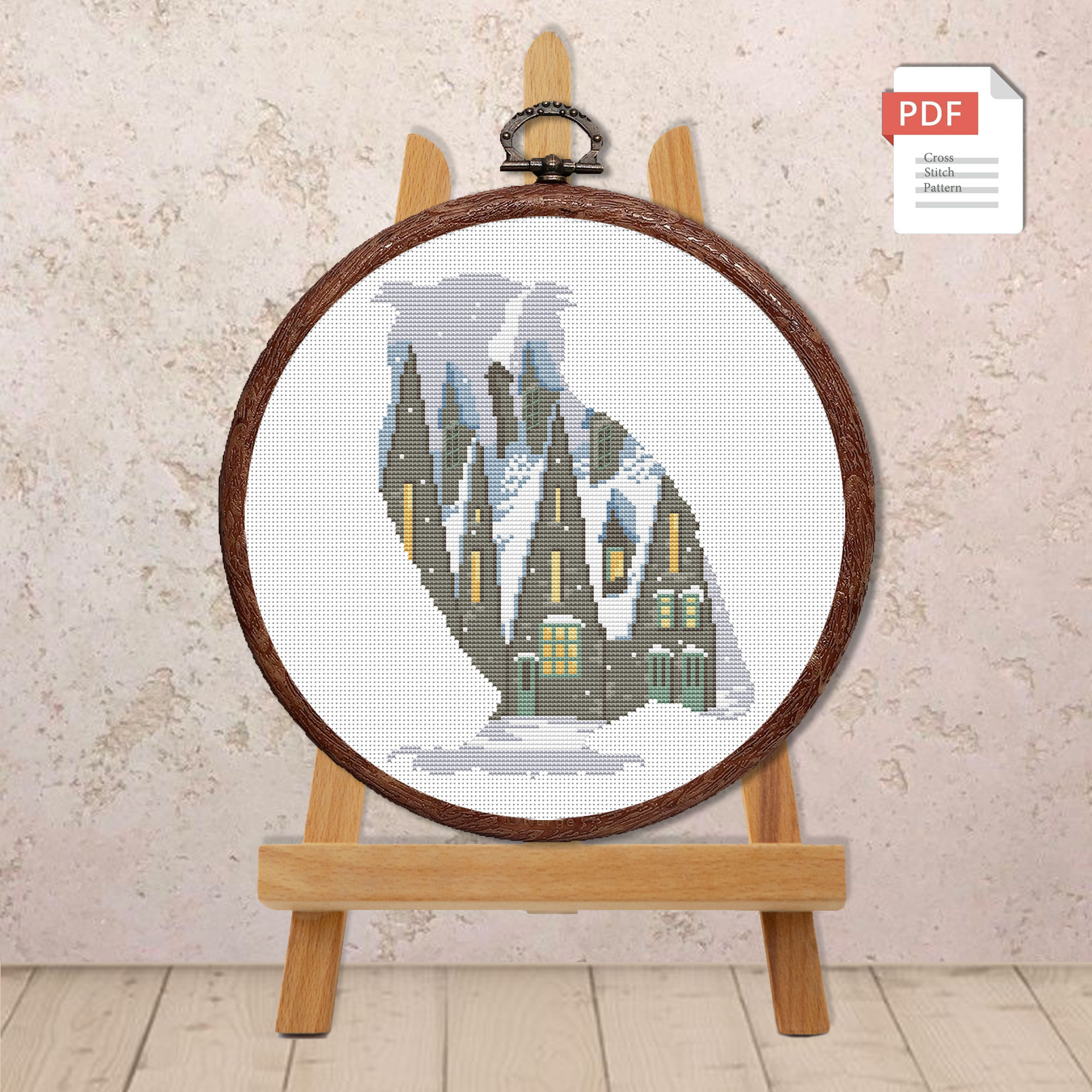 Set of 3 Magic Cross Stitch Pattern #mv028 - Image 2