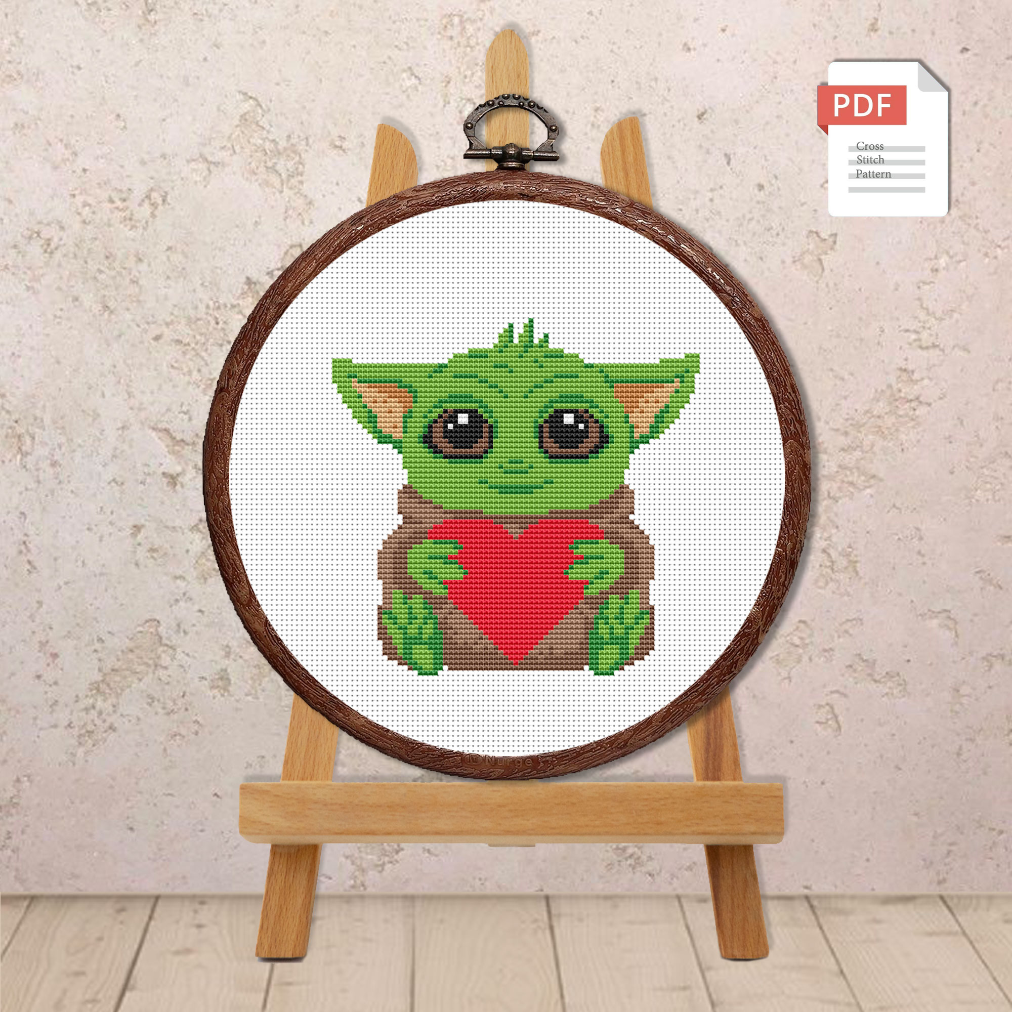 Valentines Day Cross Stitch Pattern #mv024 - Image 2