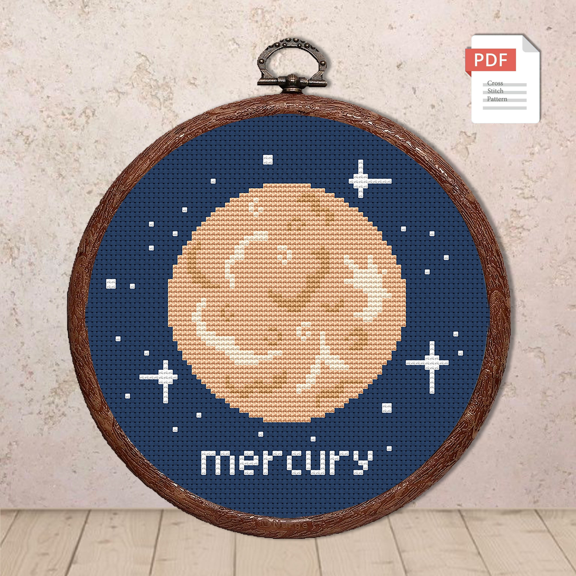 Mercury Cross Stitch Pattern #spc001