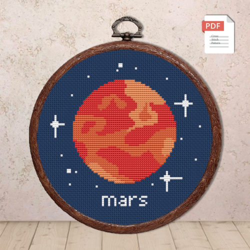 Mars Cross Stitch Pattern #spc004