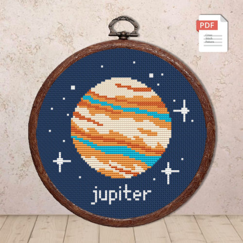 Jupiter Cross Stitch Pattern #spc005