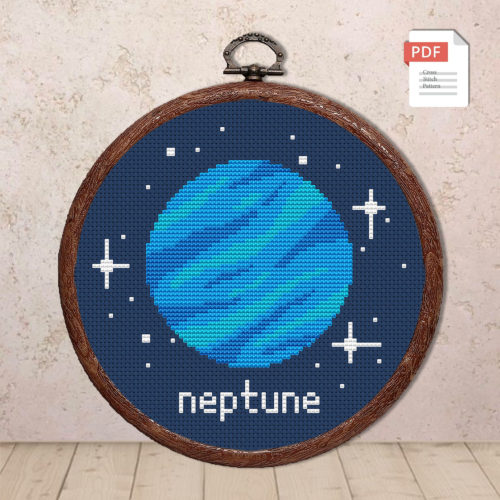 Neptune Cross Stitch Pattern #spc008