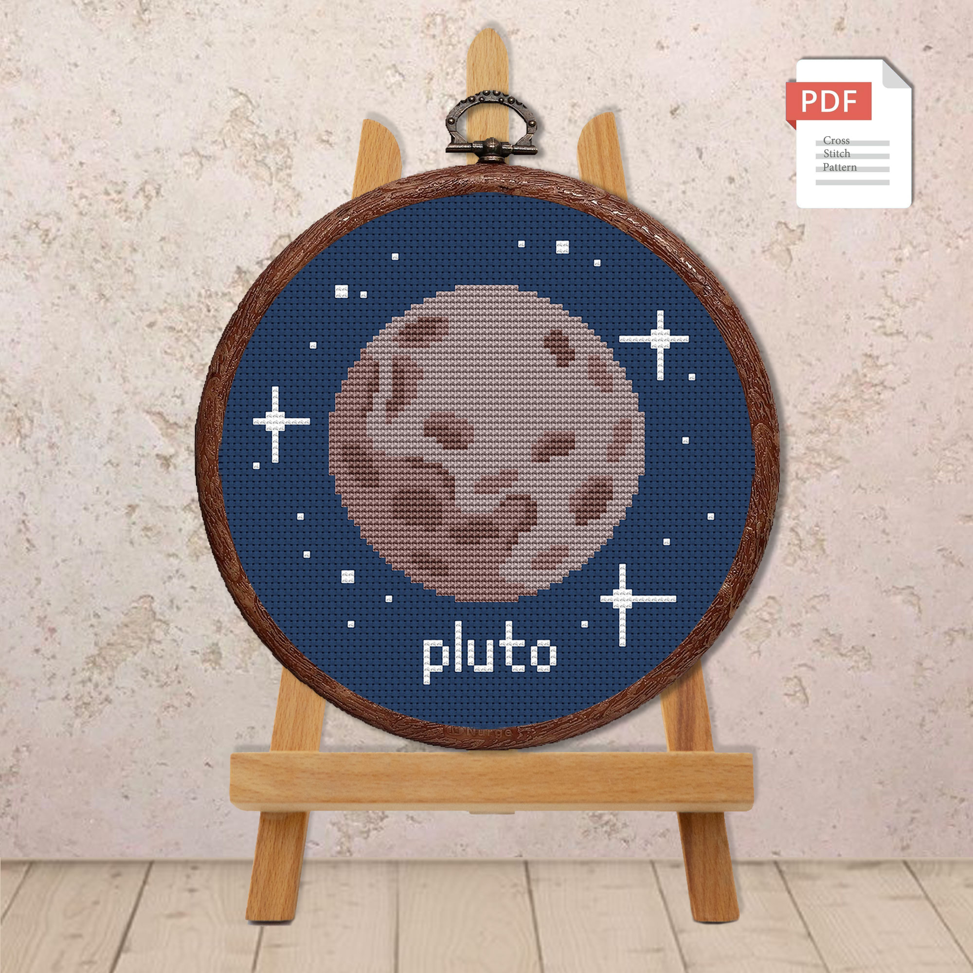 Set of 9 Planets Stitch Pattern #spc012 - Image 10