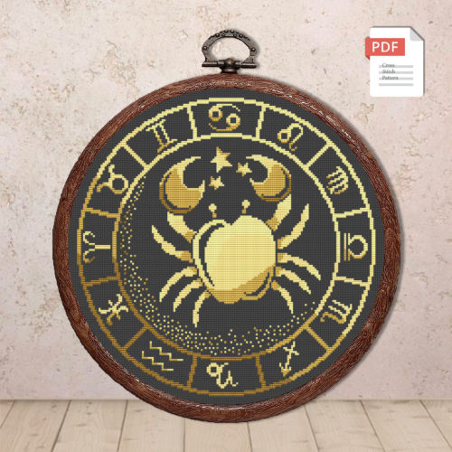 Cancer Cross Stitch Pattern #zdc004