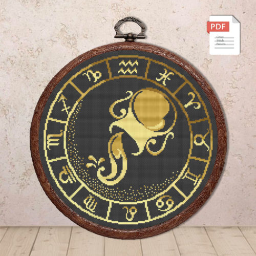 Aqvarius Cross Stitch Pattern #zdc011