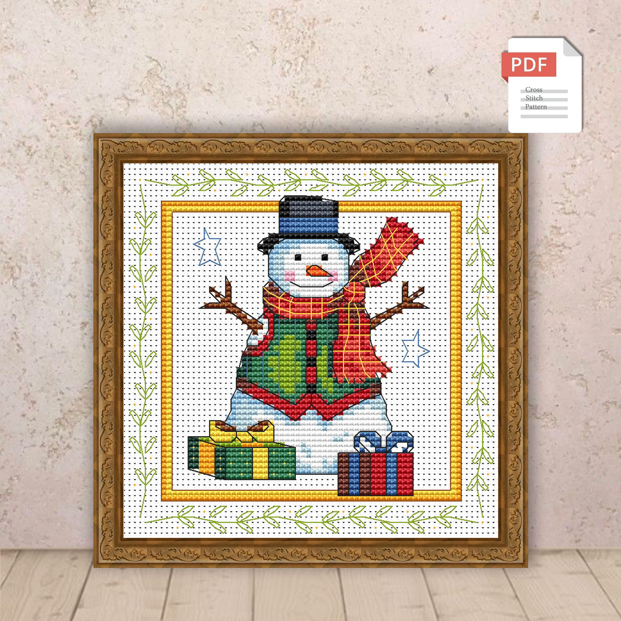 Christmas Ornaments Cross Stitch Pattern #chr009