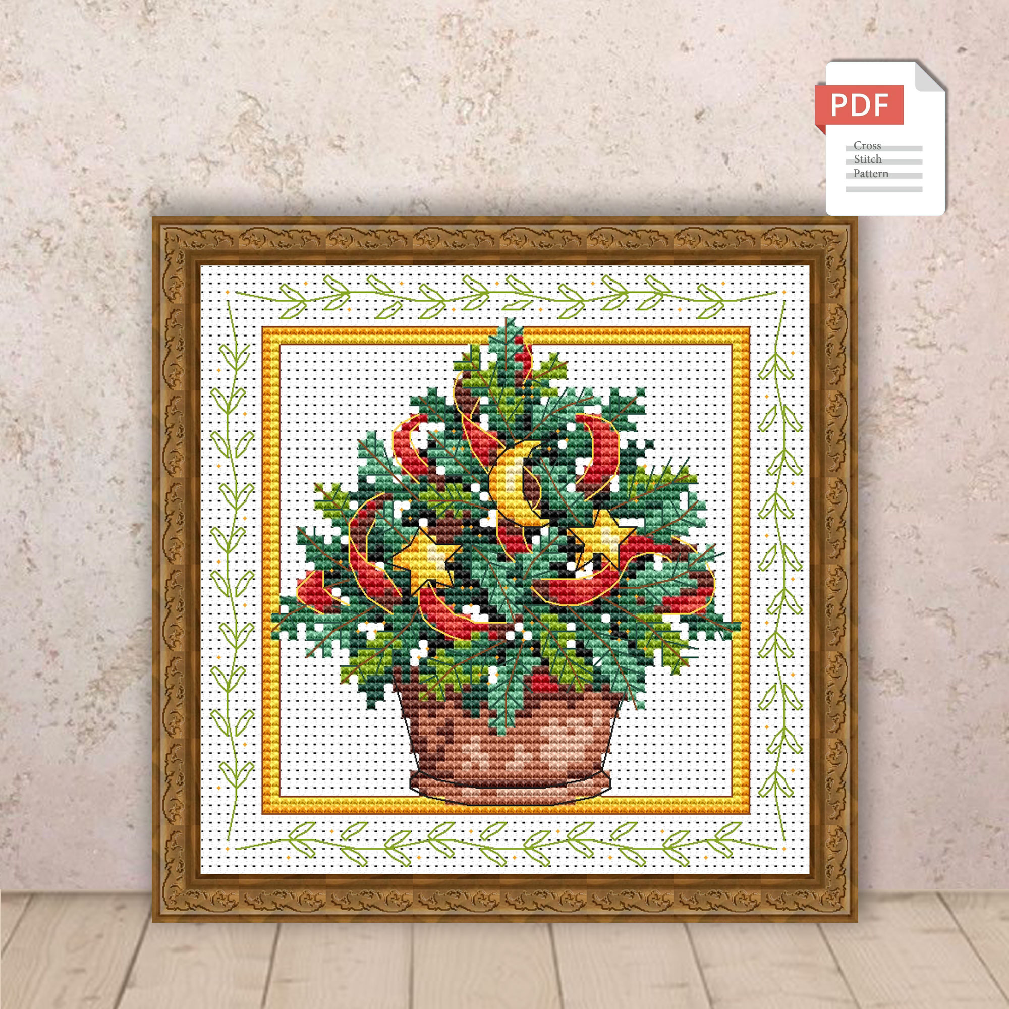 Christmas Ornaments Cross Stitch Pattern #chr012